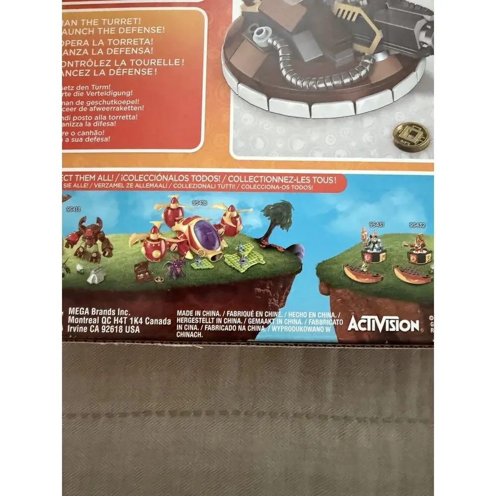 Mega Bloks Skylanders Giants 95408 SKY TURRET DEFENSE Chill Figure 74 Pcs NIB